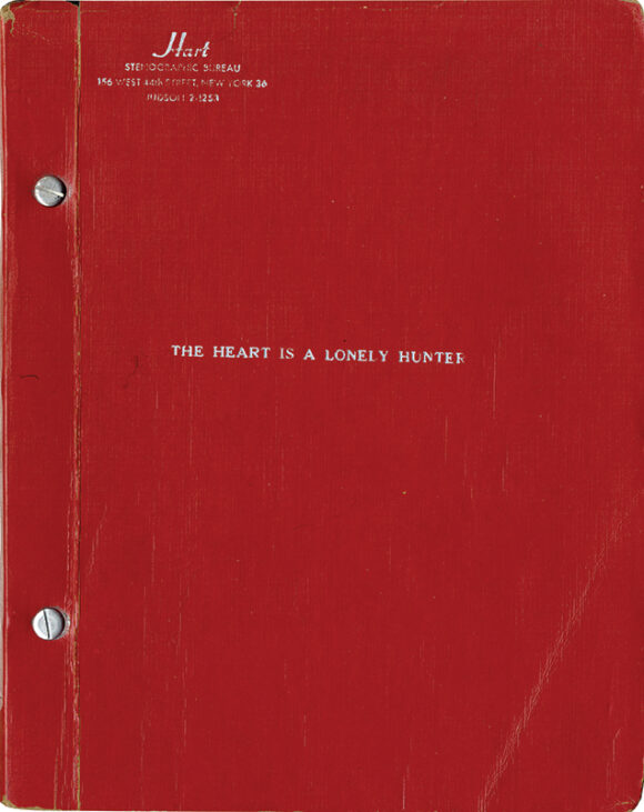 THE HEART IS A LONELY HUNTER (1968) film script & photo archive