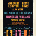 Tennessee Williams' THE NIGHT OF THE IGUANA (1961) Window card