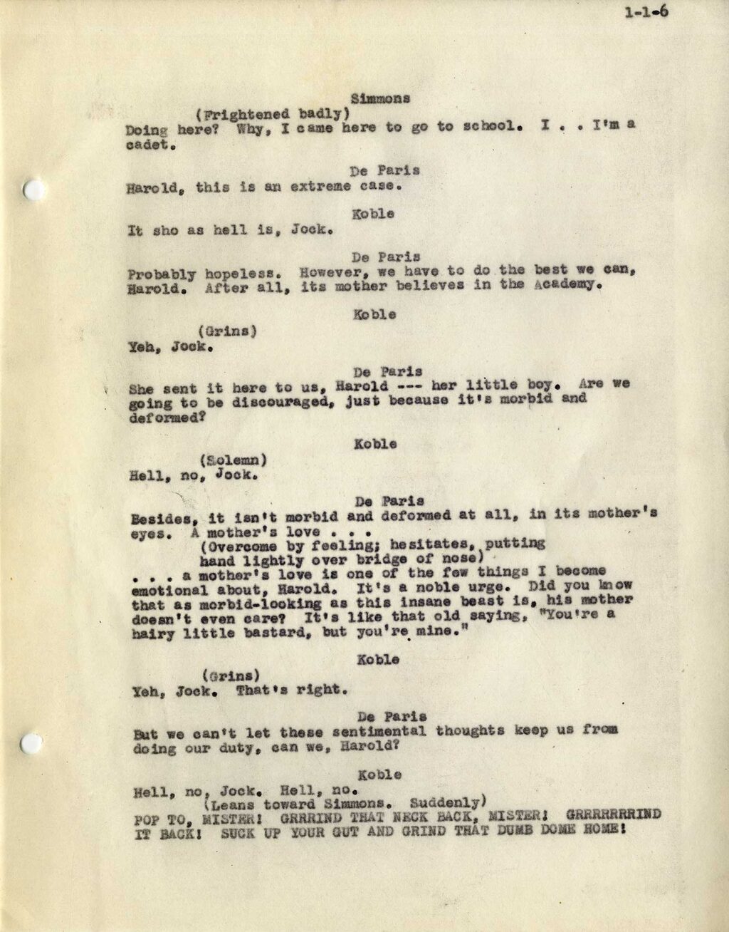 END AS A MAN: A Play in Three Acts by… (Dec 3, 1953) Script by Calder Willingham - Image 3