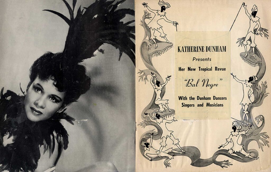 KATHERINE DUNHAM Presents Her New Tropical Revue "Bal Negre" With the Dunham Dancers Singers and Musicians [ca. 1950] Program - Image 2