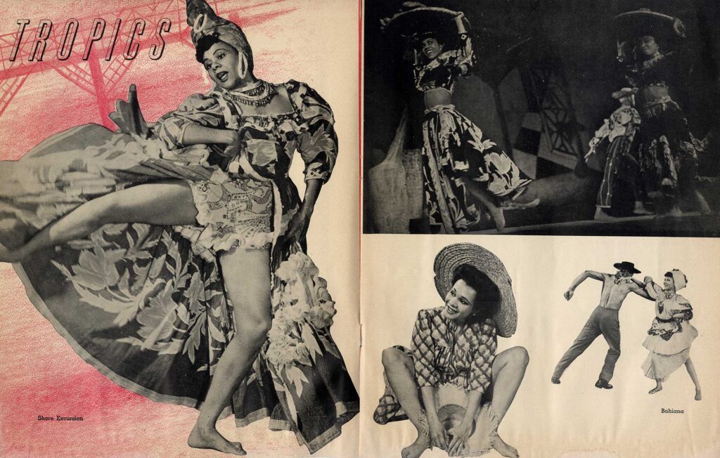 KATHERINE DUNHAM Presents Her New Tropical Revue "Bal Negre" With the Dunham Dancers Singers and Musicians [ca. 1950] Program - Image 3