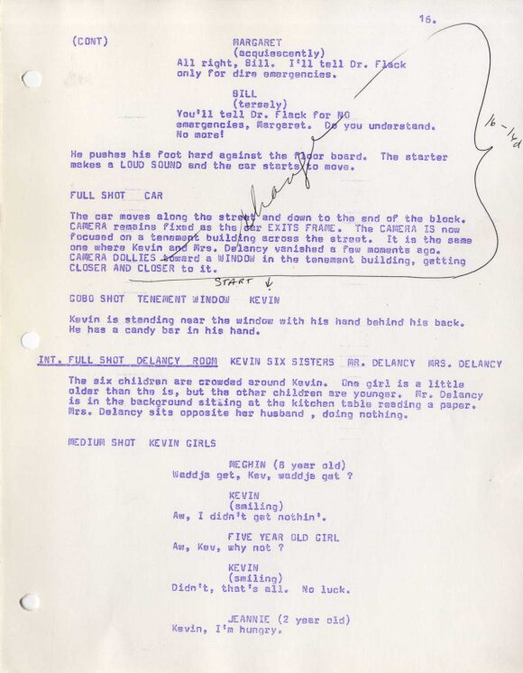 SLEEP ON THE ROOF (1967) Unproduced script based on the life of Margaret Sanger - Image 4