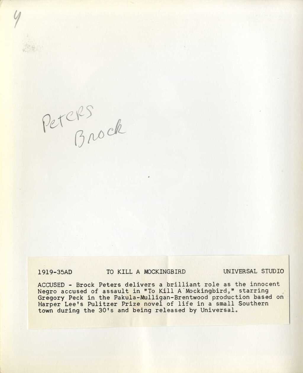 TO KILL A MOCKINGBIRD (1962) Set of 15 photos - Image 4