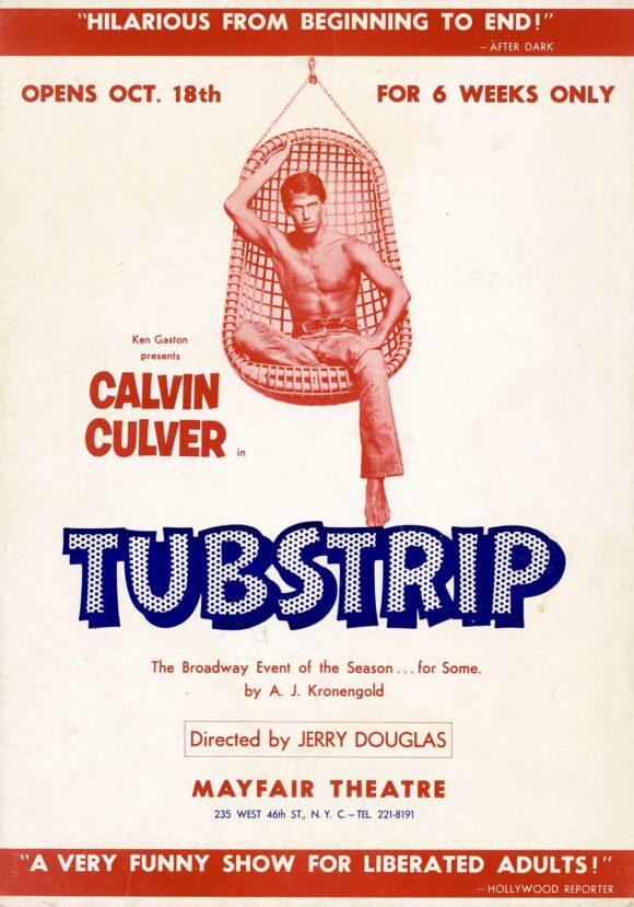 TUBSTRIP (1974) Broadway poster