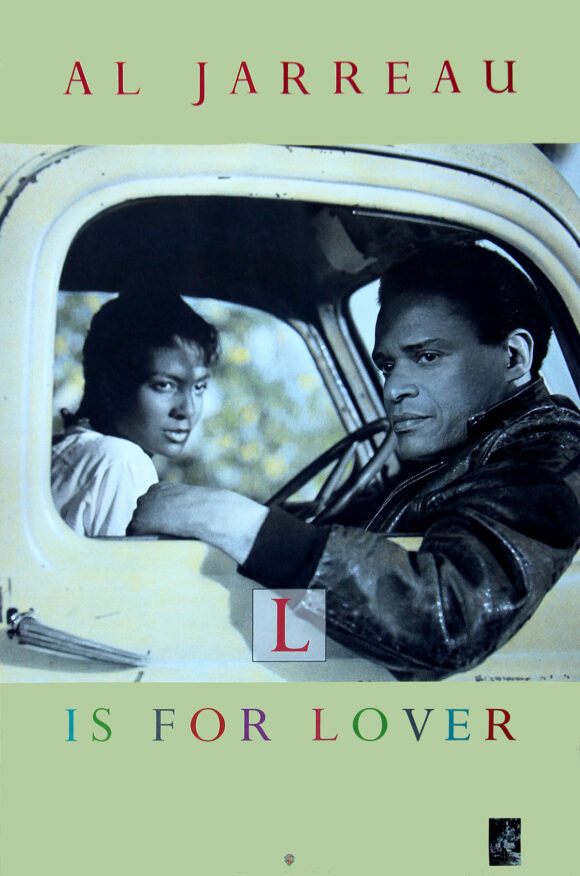 AL JARREAU / L IS FOR LOVER (1986) Record store poster