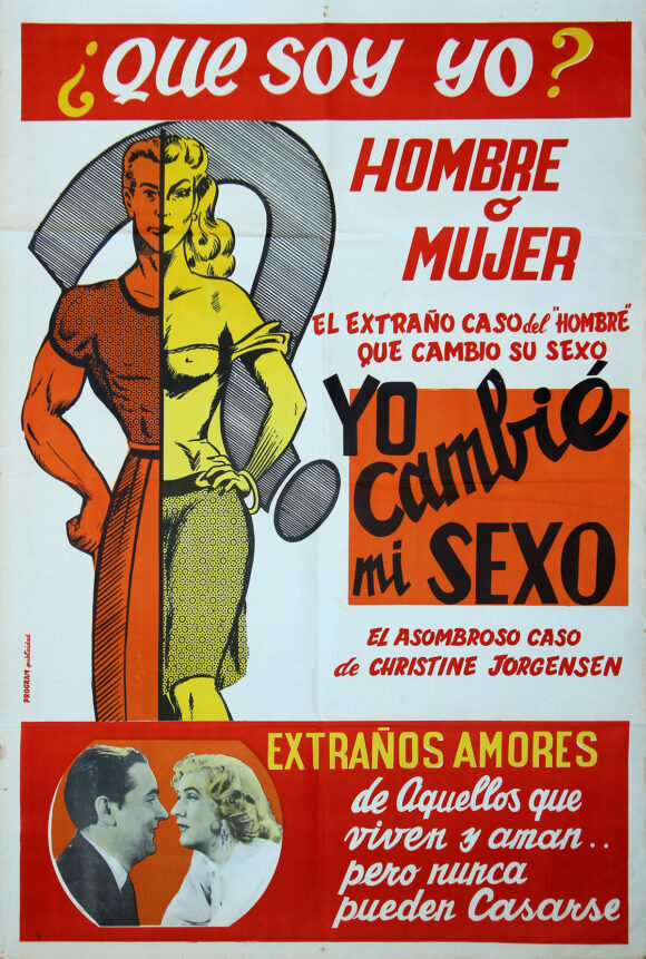 GLEN OR GLENDA [YO CAMBIÉ MI SEXO] (1961) Argentinian-release poster