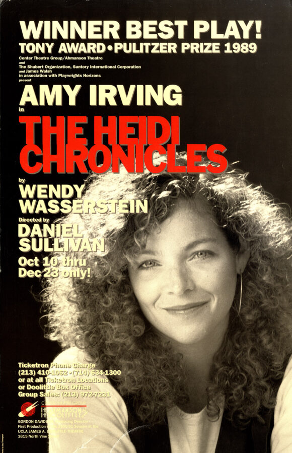 HEIDI CHRONICLES, THE (1989) Theatre poster