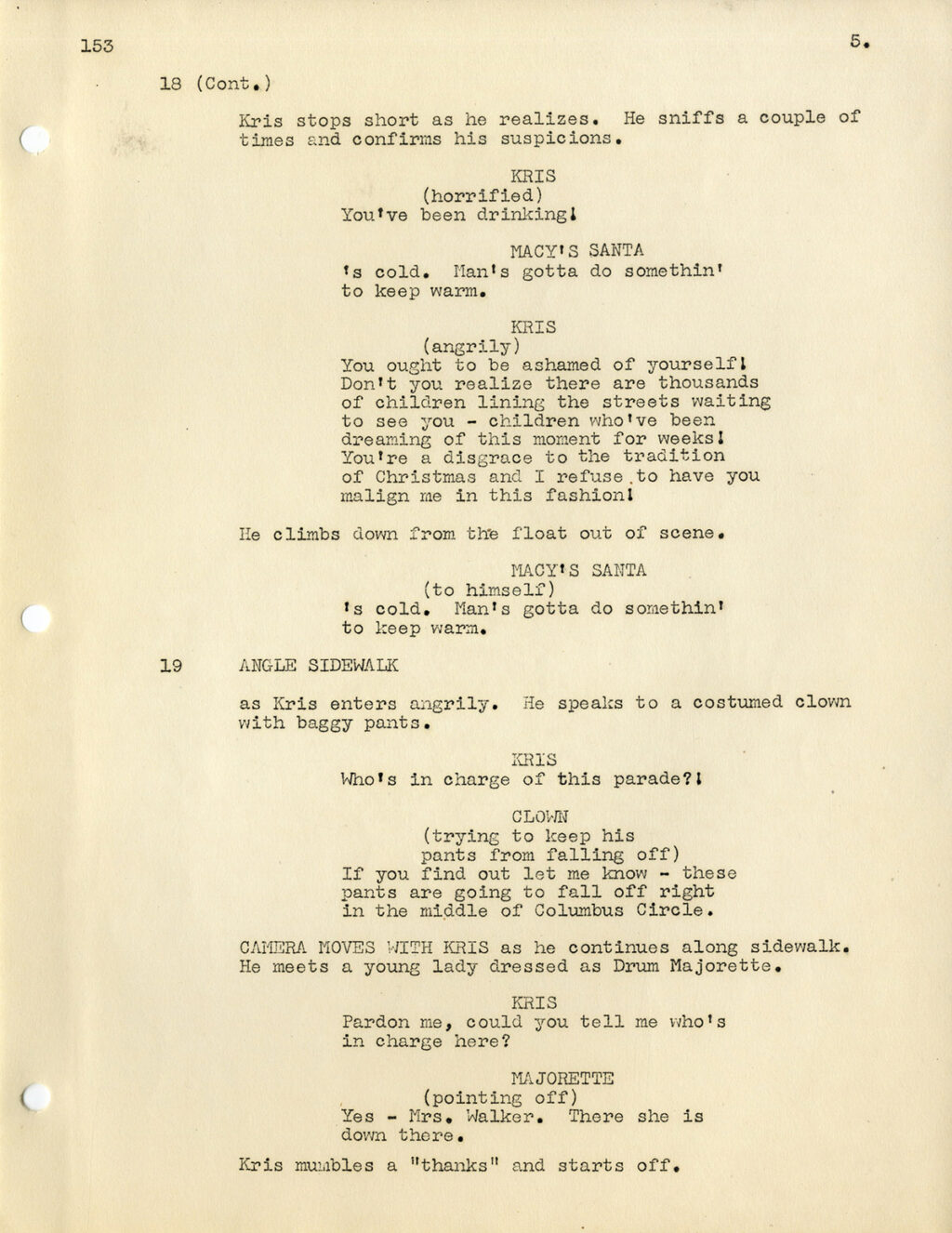 MIRACLE ON 34th STREET [under working title: IT'S ONLY HUMAN] (1947) Final screenplay by George Seaton, Jan 2, 1947 - Image 3