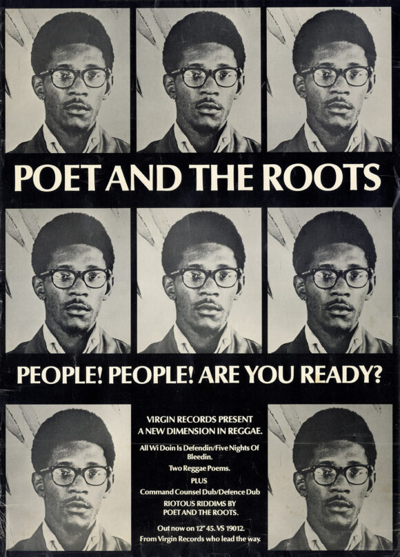 POET AND THE ROOTS (1977) Record store poster