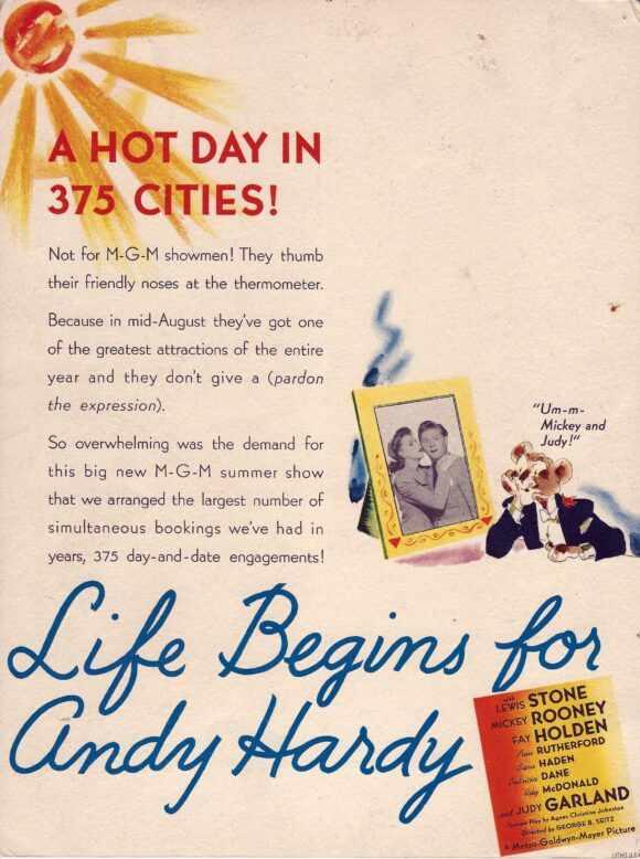 Life Begins for Andy Hardy (1941) by Jacques Kapralik