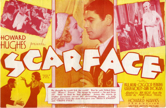 SCARFACE (1932) Promotional flyer