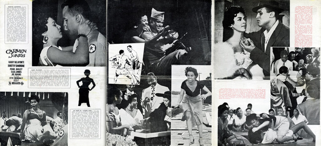 CARMEN JONES (1954; 1963 1st Spanish release) Pressbook