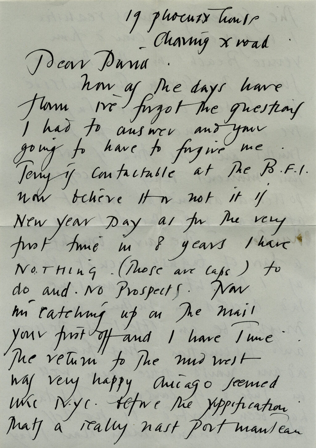 DEREK JARMAN (ca. 1985-88) Archive of unpublished signed autographed letters - Image 5