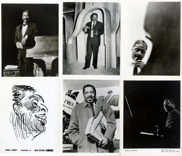 ERROLL GARNER (ca. 1960s) Collection of 11 photos