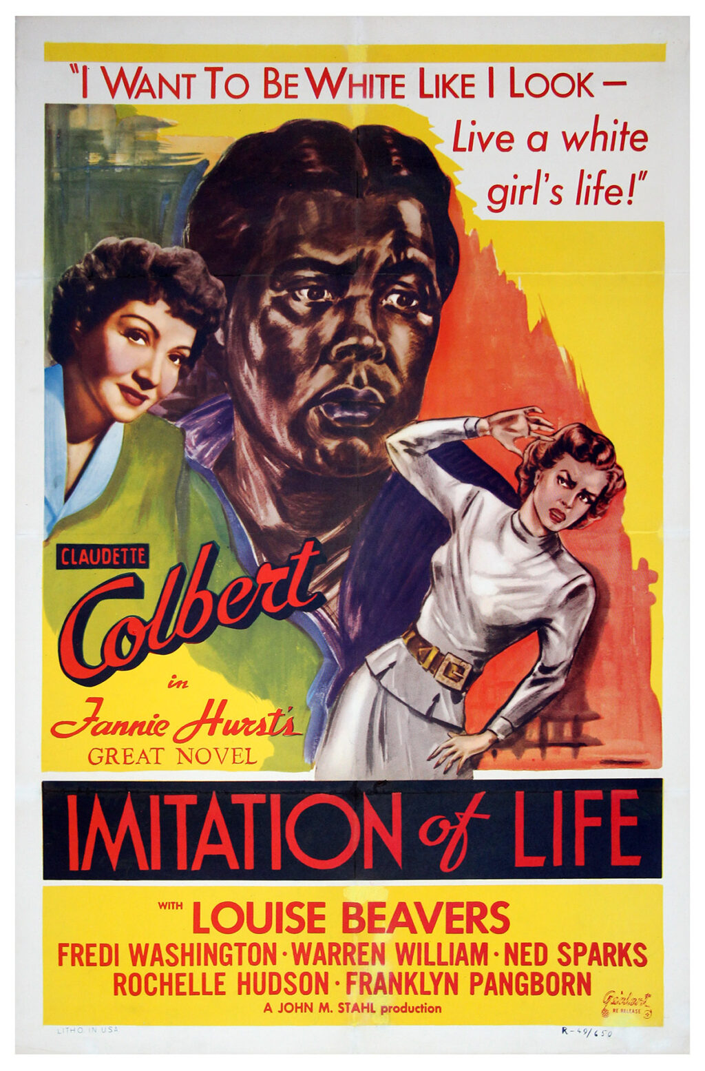 IMITATION OF LIFE (1934; 1949 reissue)