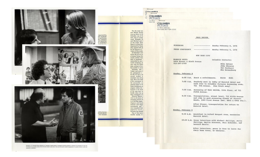 TAXI DRIVER (1976) Press kit (2)