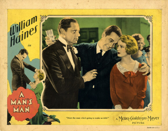 MAN'S MAN, A (1929) Lobby card