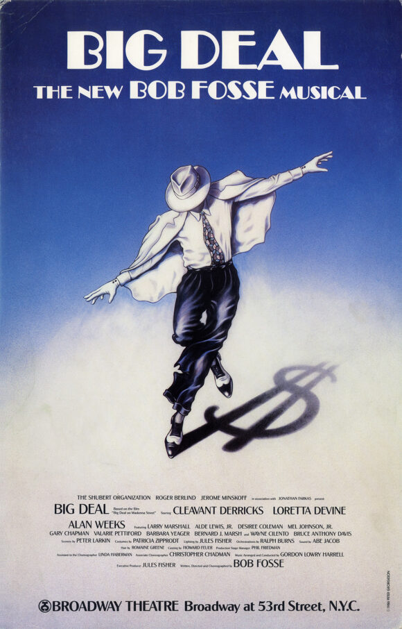 Bob Fosse's BIG DEAL (1986) Theatre poster