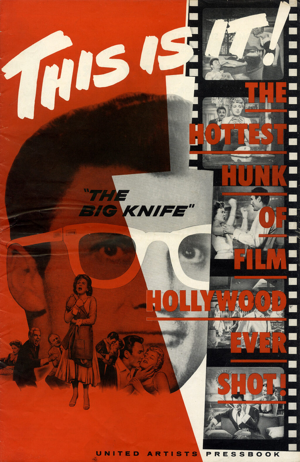 BIG KNIFE, THE (1955) Pressbook