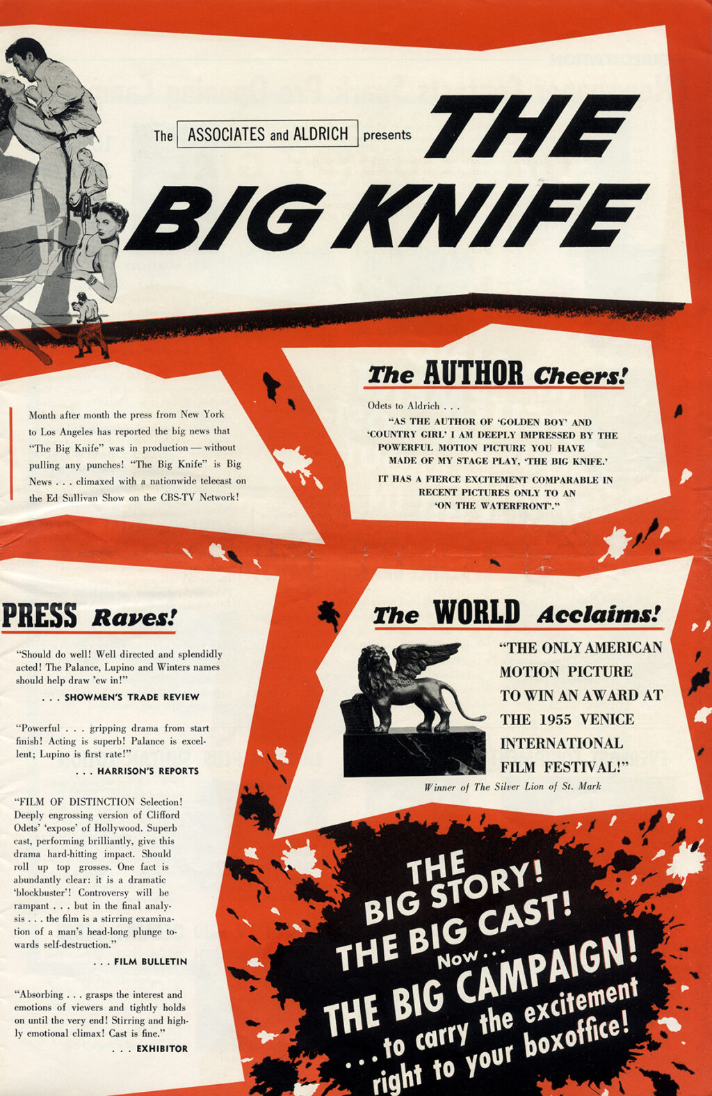 BIG KNIFE, THE (1955) Pressbook - Image 7