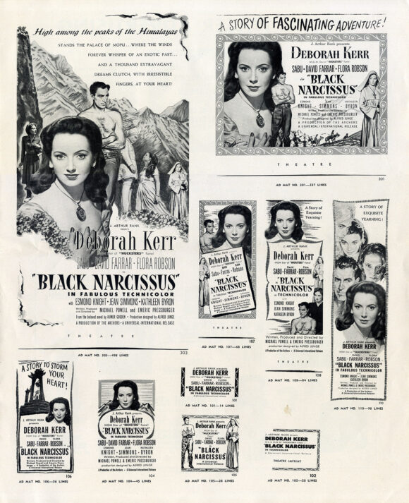 BLACK NARCISSUS (1947) Pressbook - Image 4