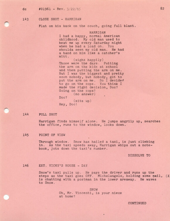 BLINDFOLD (Feb 4, 1965) Second Revised Final screenplay - Image 5