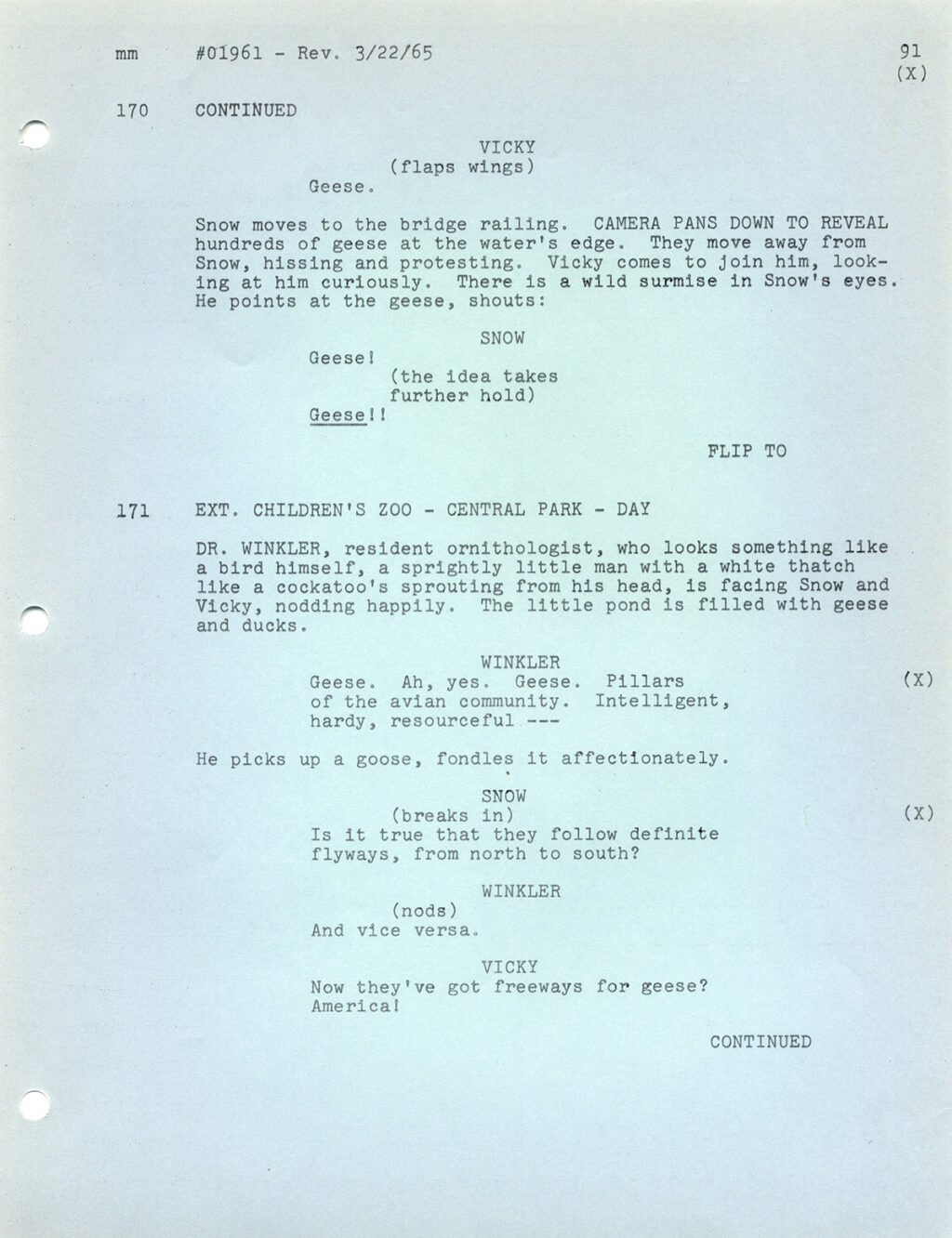 BLINDFOLD (Feb 4, 1965) Second Revised Final screenplay - Image 4