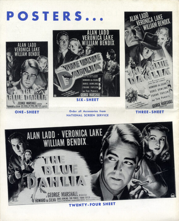 BLUE DAHLIA, THE (1946) Pressbook - Image 3