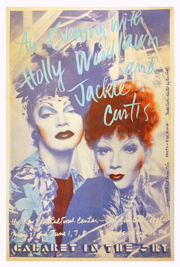 CABARET IN THE SKY: AN EVENING WITH HOLLY WOODLAWN AND JACKIE CURTIS (1974) Poster