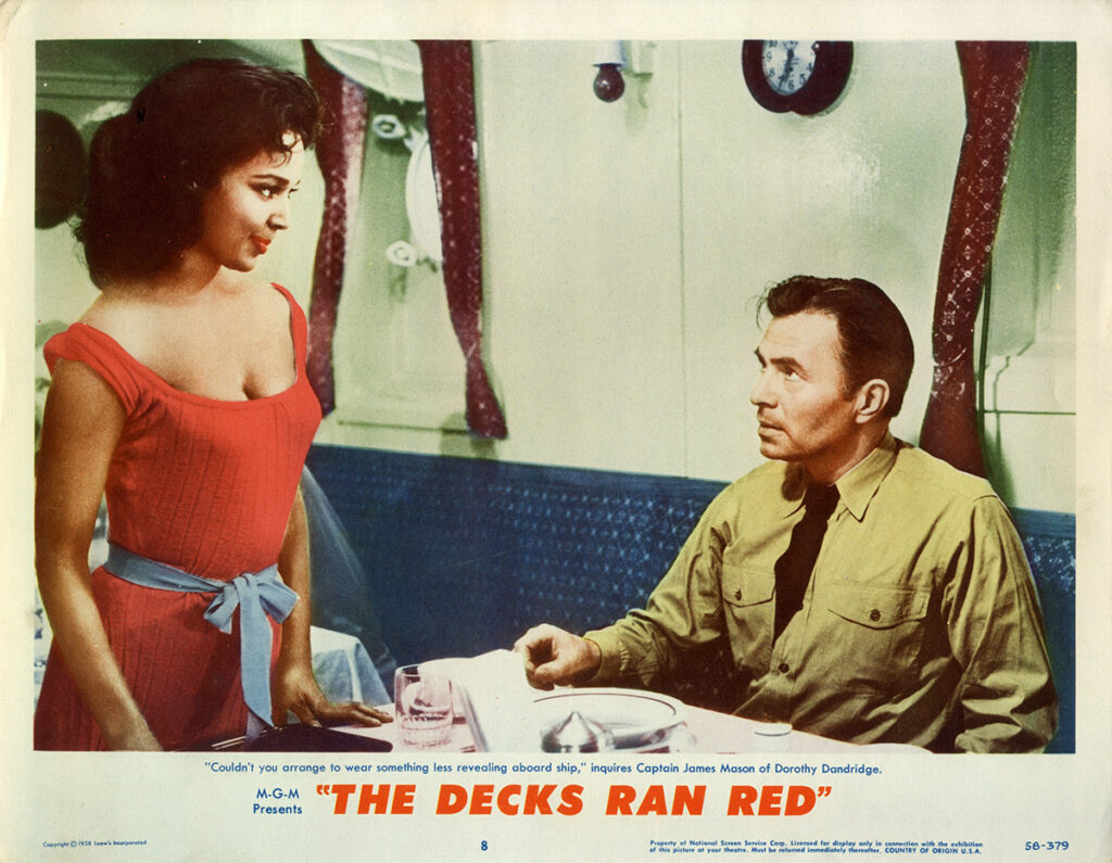 DECKS RAN RED, THE (1958) Set of 8 lobby cards - Image 8