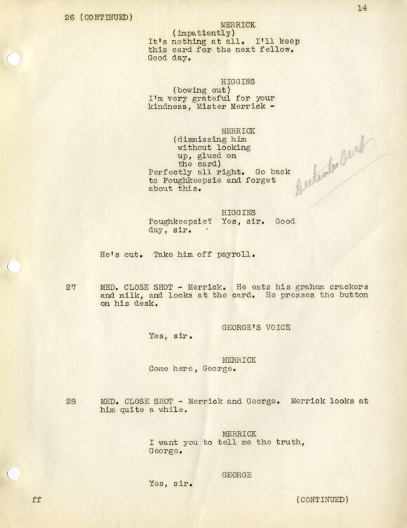 DEVIL AND MISS JONES, THE (Nov 26, 1940) Final Script by Norman Krasna - Image 4