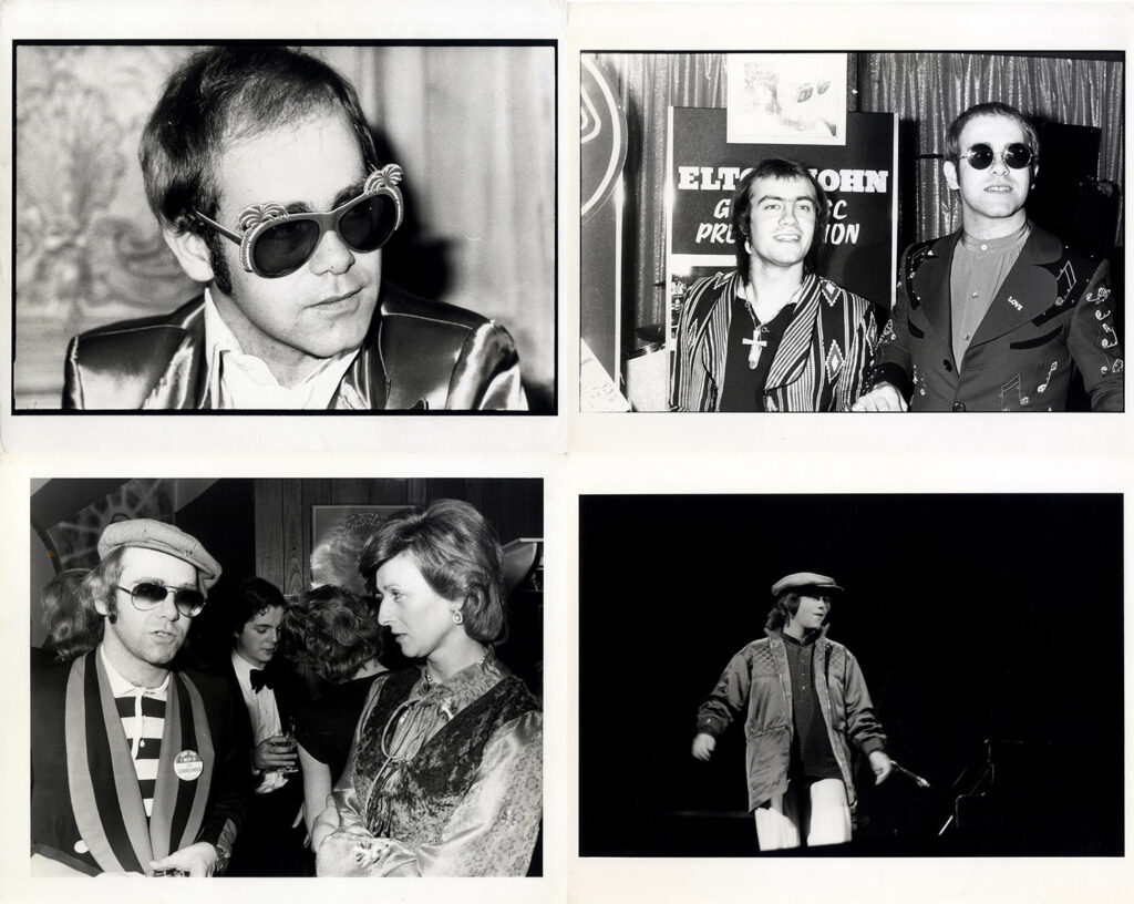 ELTON JOHN (1970s) Set of 13 UK photos - Image 6