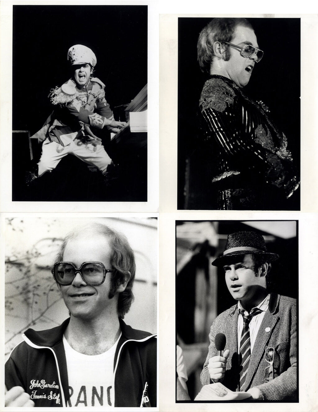 ELTON JOHN (1970s) Set of 13 UK photos - Image 7