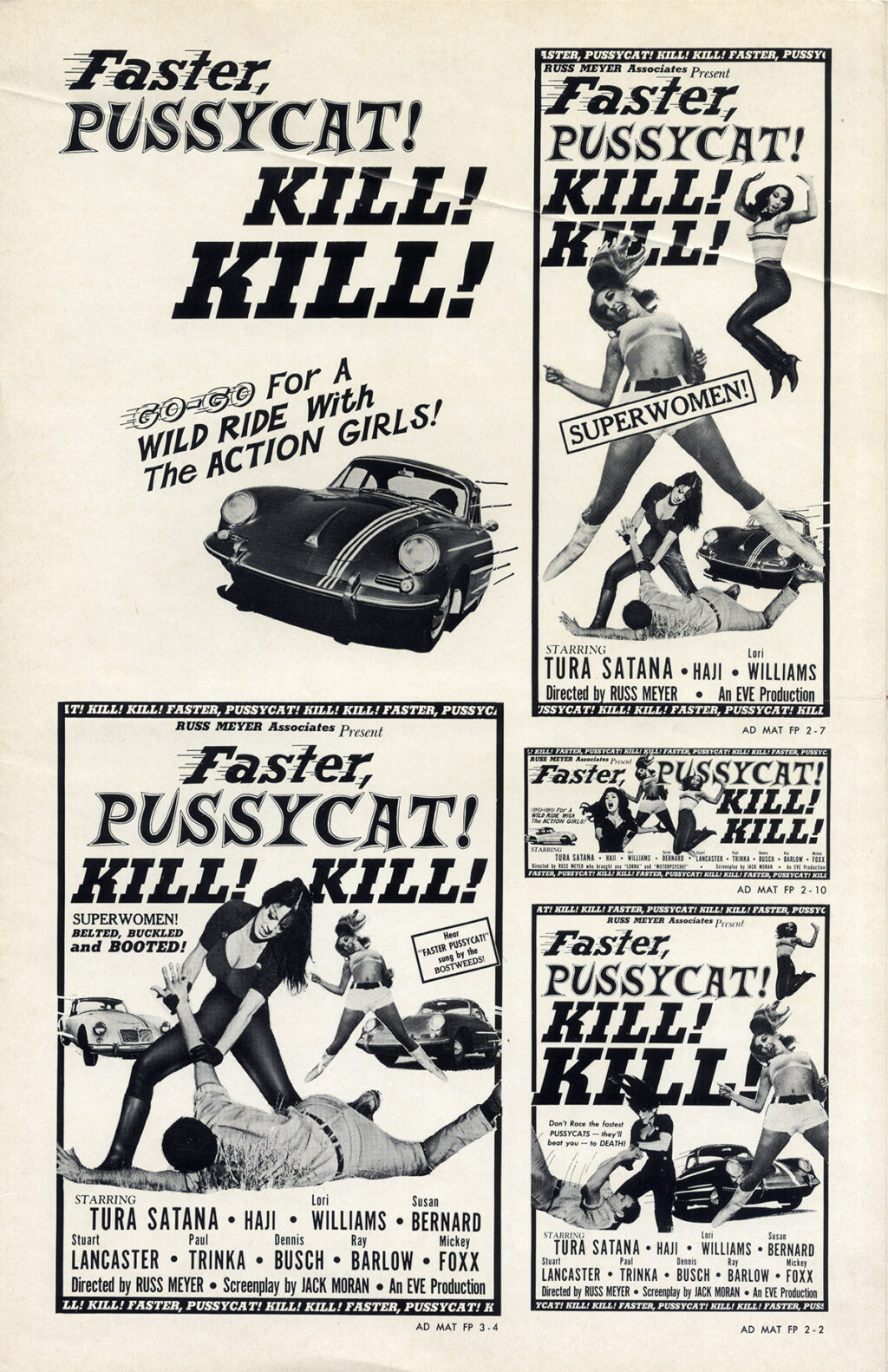 FASTER, PUSSYCAT! KILL! KILL! (1965) Pressbook - Image 4