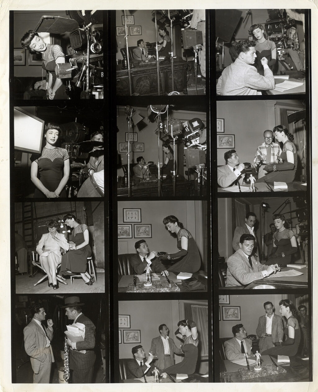 FORCE OF EVIL (1948) Contact sheet photo