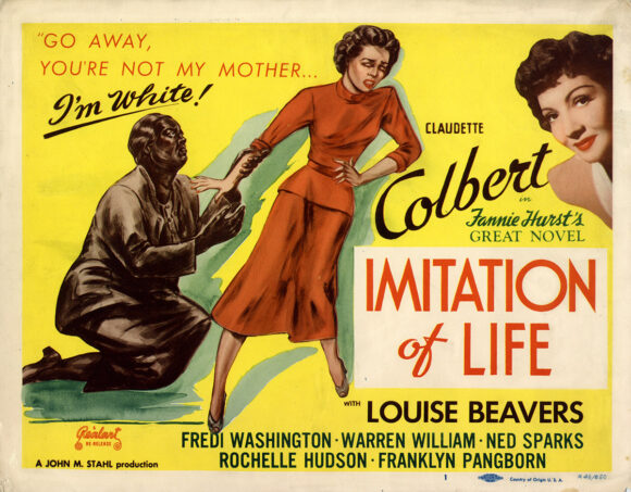 IMITATION OF LIFE (1935; 1949 reissue) Title lobby card