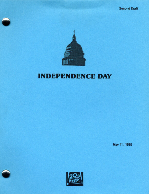 INDEPENDENCE DAY (May 11, 1995) Second Draft script by Dean Devlin and Roland Emmerich