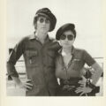 JOHN and YOKO LENNON (ca. 1972) Set of 2 photos