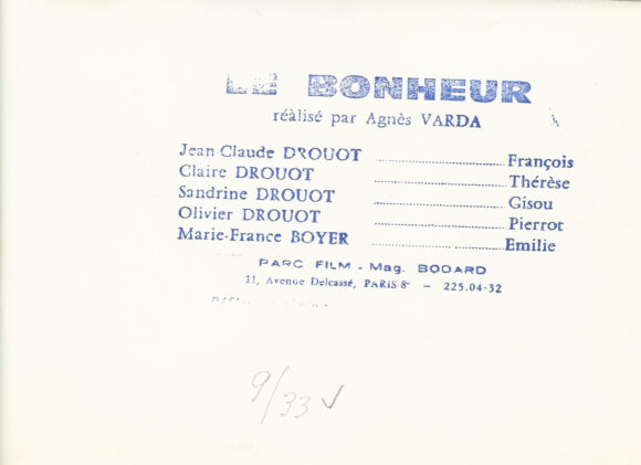 LE BONHEUR [HAPPINESS] Set of 2 French photos - Image 3