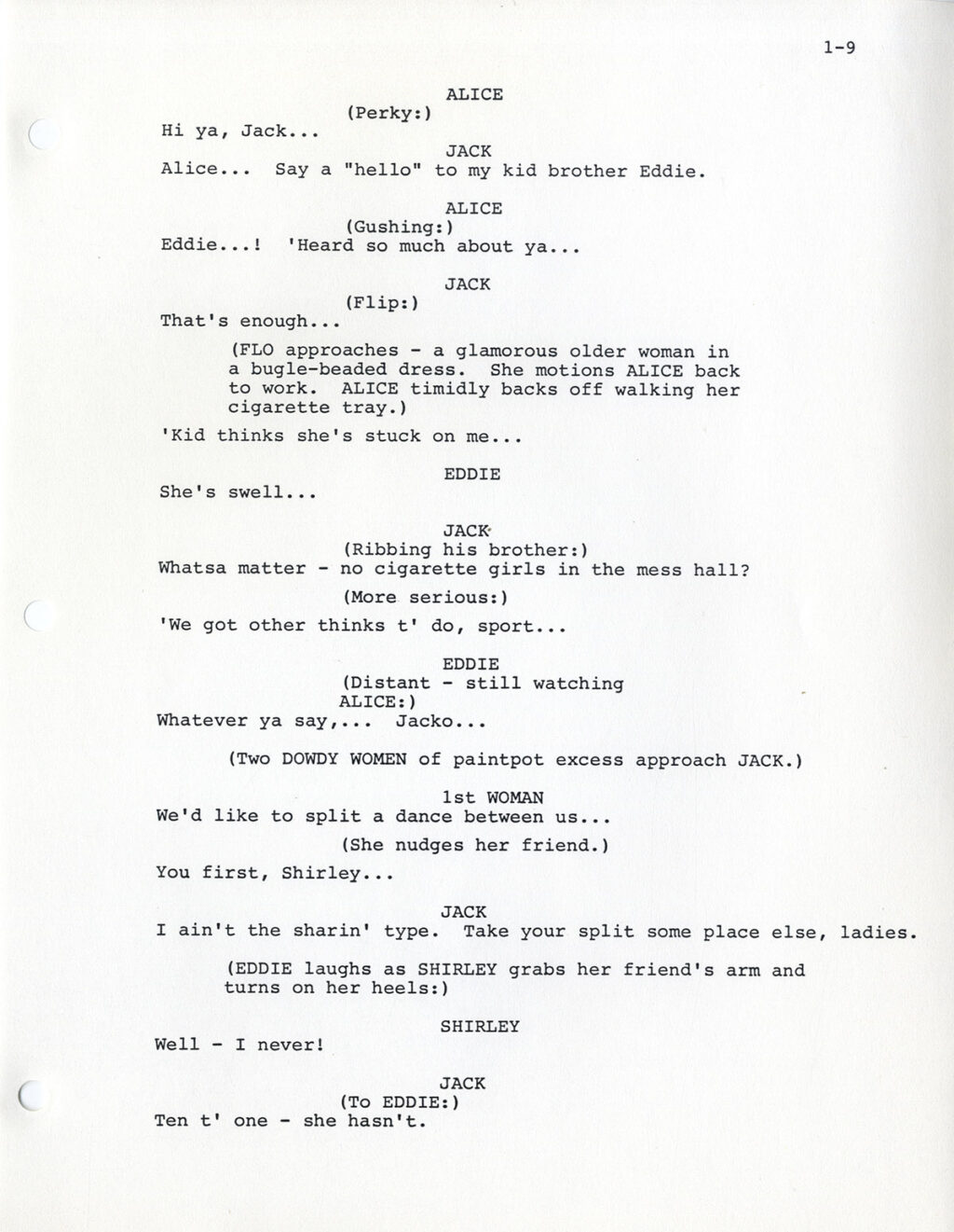 LEGS DIAMOND (Nov 12, 1985) Revised book theatre script - Image 6