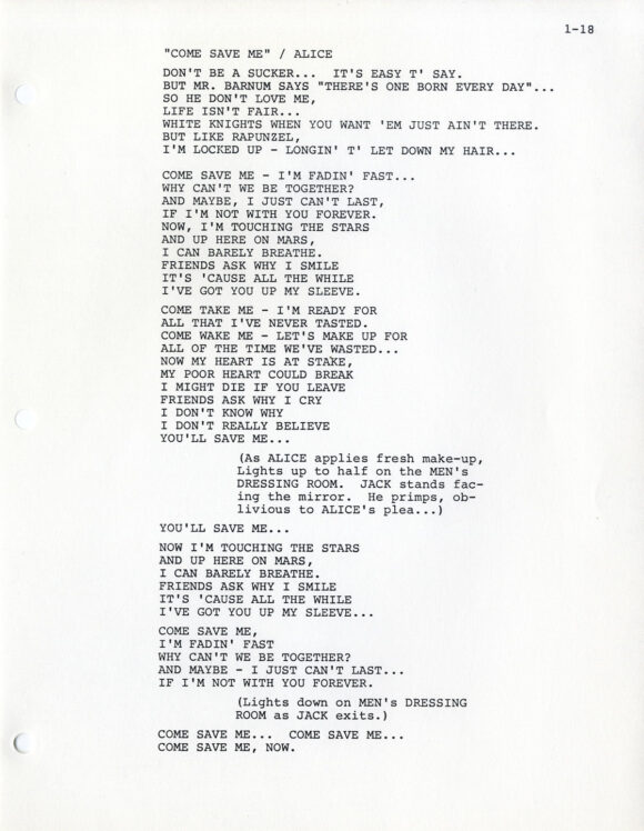 LEGS DIAMOND (Nov 12, 1985) Revised book theatre script - Image 5