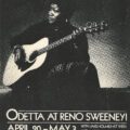 ODETTA AT RENO SWEENEY (1975) Postcard