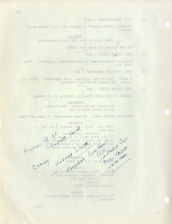 SAND PEBBLES, THE (Nov 1, 1965) Shooting script by Robert Anderson - Image 6