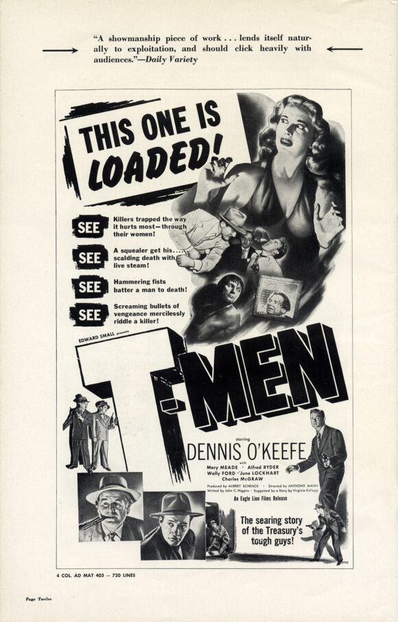 T-MEN (1947) Pressbook - Image 2