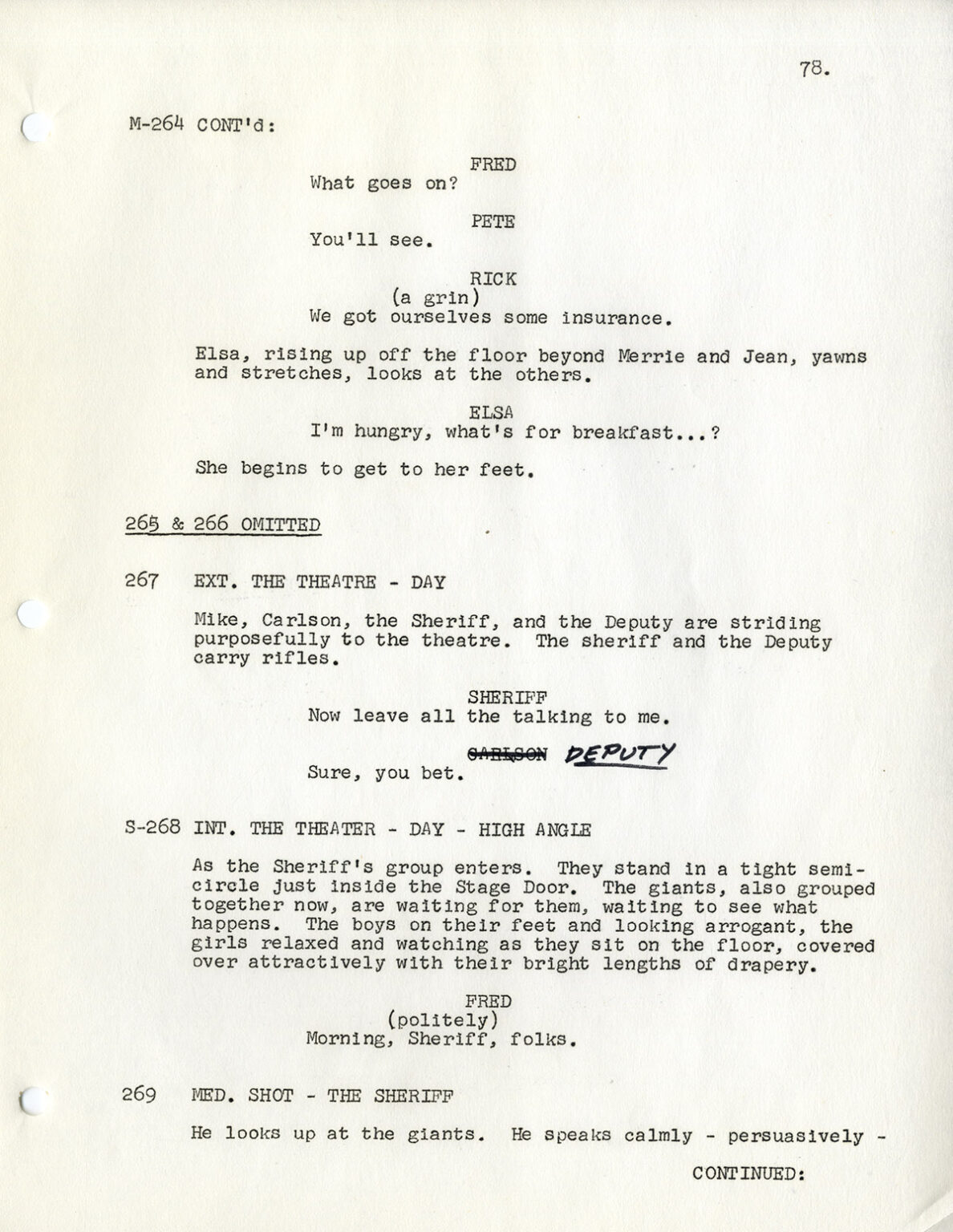 VILLAGE OF THE GIANTS (Apr 13, 1965) Final Draft screenplay by Alan Caillou