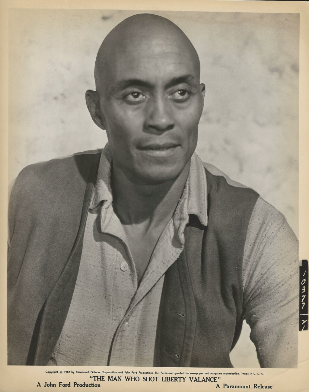 WOODY STRODE / THE MAN WHO SHOT LIBERTY VALANCE (1962)