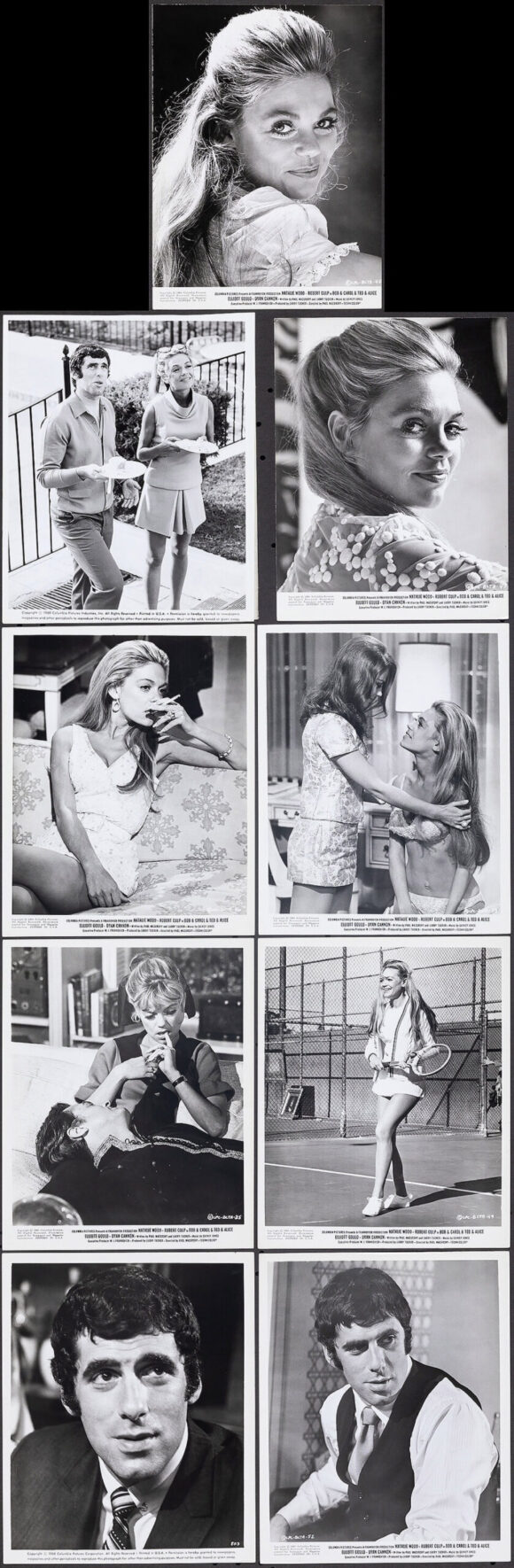 BOB & CAROL & TED & ALICE (1969) Set of 13 photos