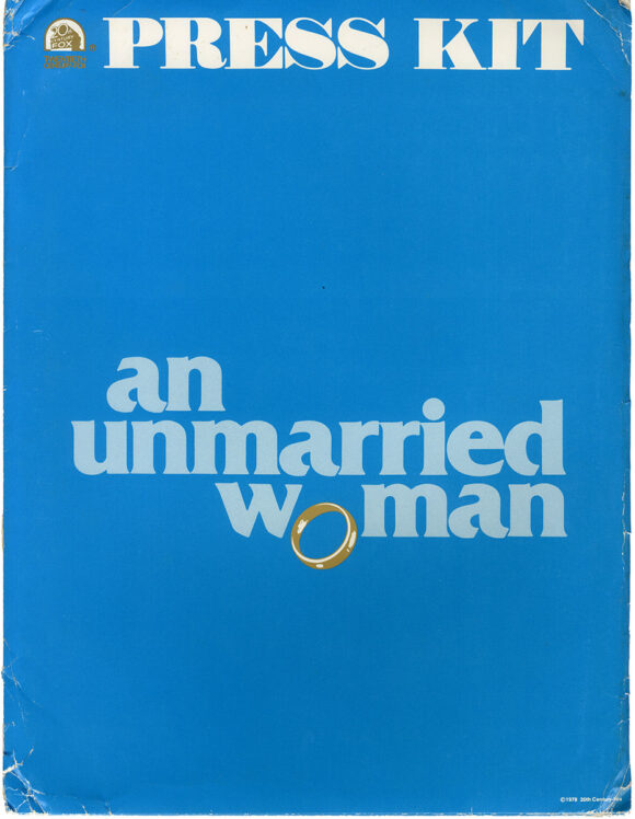 AN UNMARRIED WOMAN (1978) Press kit