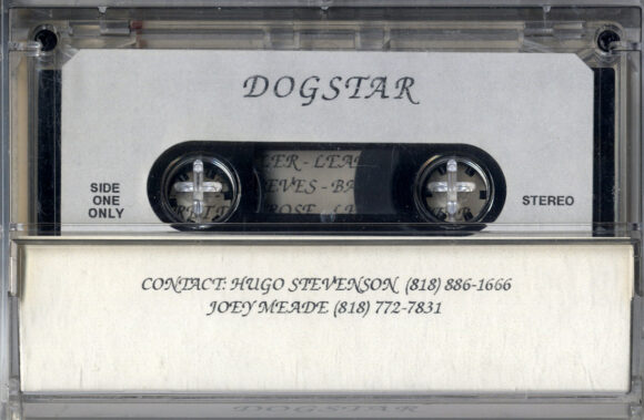 KEANU REEVES / DOGSTAR (ca. 1995) Photo and cassette tape