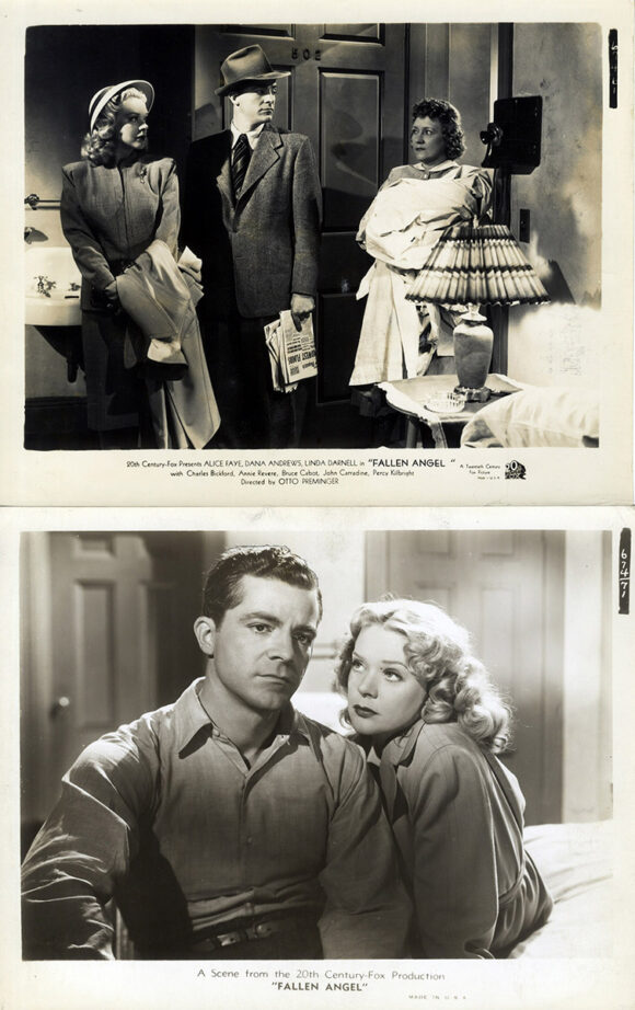 FALLEN ANGEL (1946) Set of 17 photos